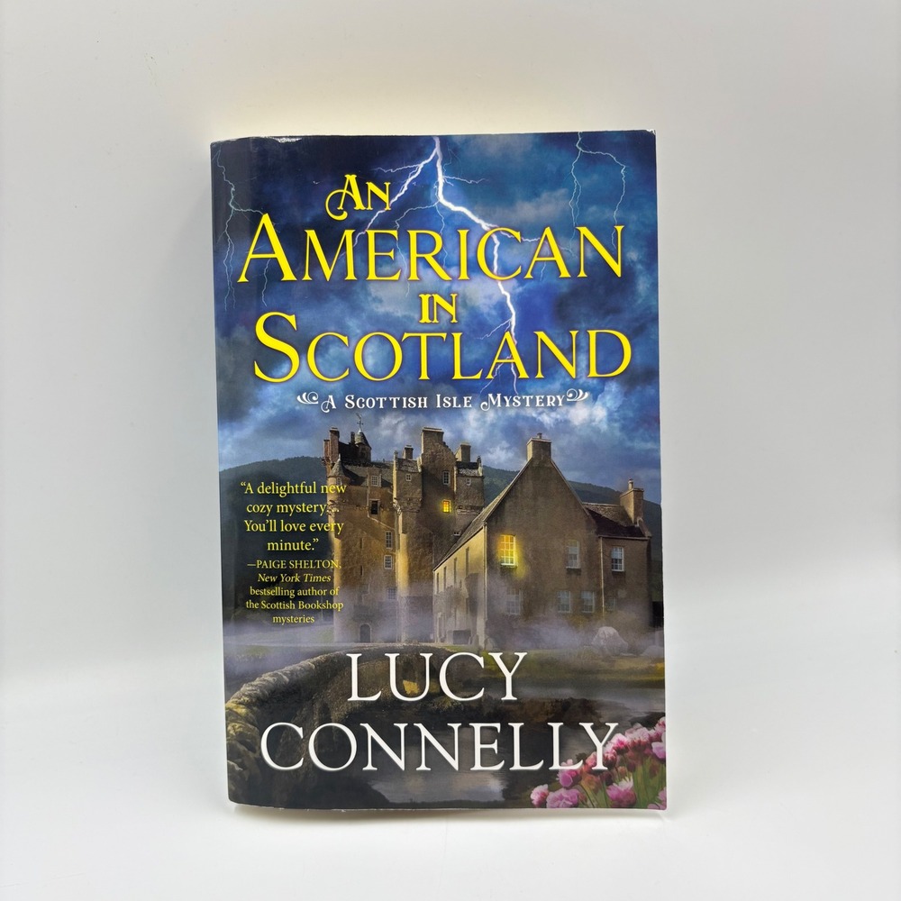 An American in Scotland Lucy Connelly Paperback Book Scottish Isle Mystery Good